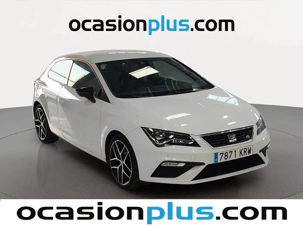 Usado Seat Leon FR 150 CV (110 kW) 2018 Blanco Utilitario
