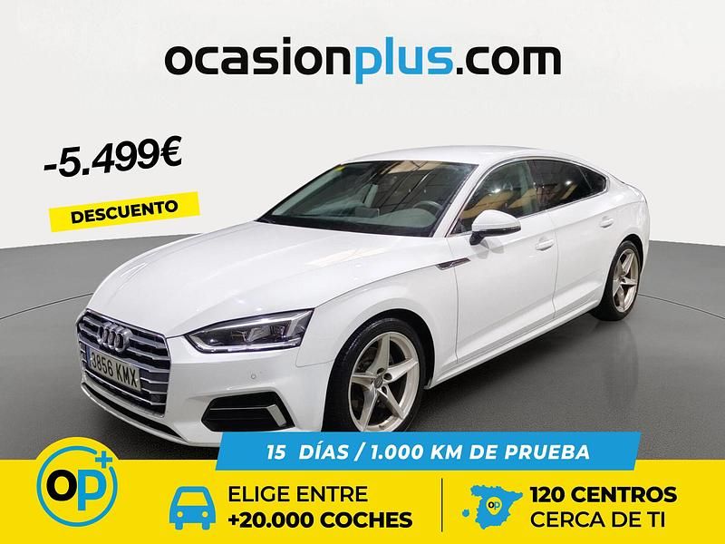 Usado Audi A5 Sport 150 CV (110 kW) 2018 Blanco Berlina