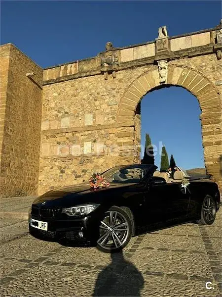 Usado BMW 420 Cabriolet M Sport 190 CV (139 kW) 2016 Negro Descapotable