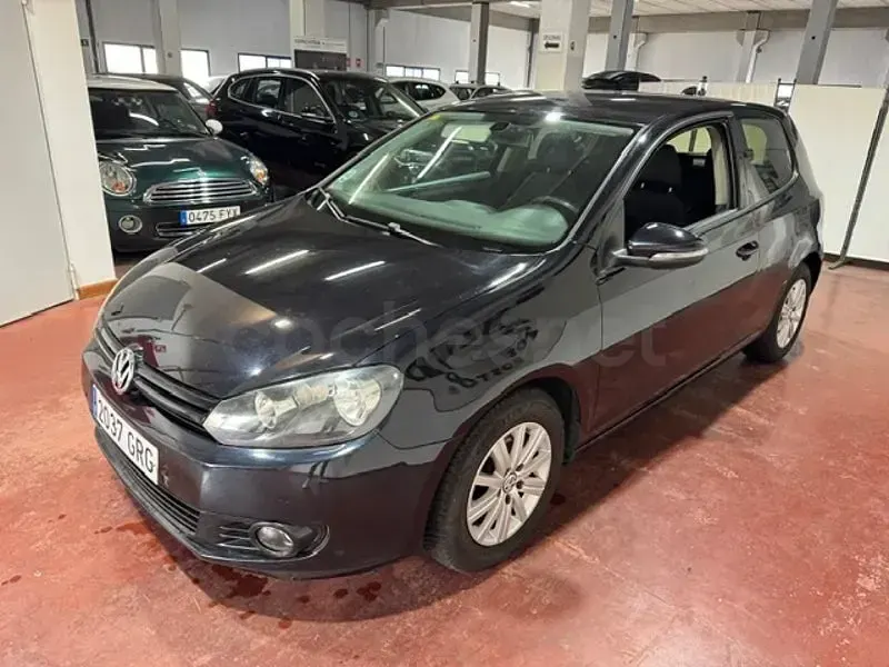 Usado VW Golf VI Advance 105 CV (77 kW) 2009 Negro Utilitario