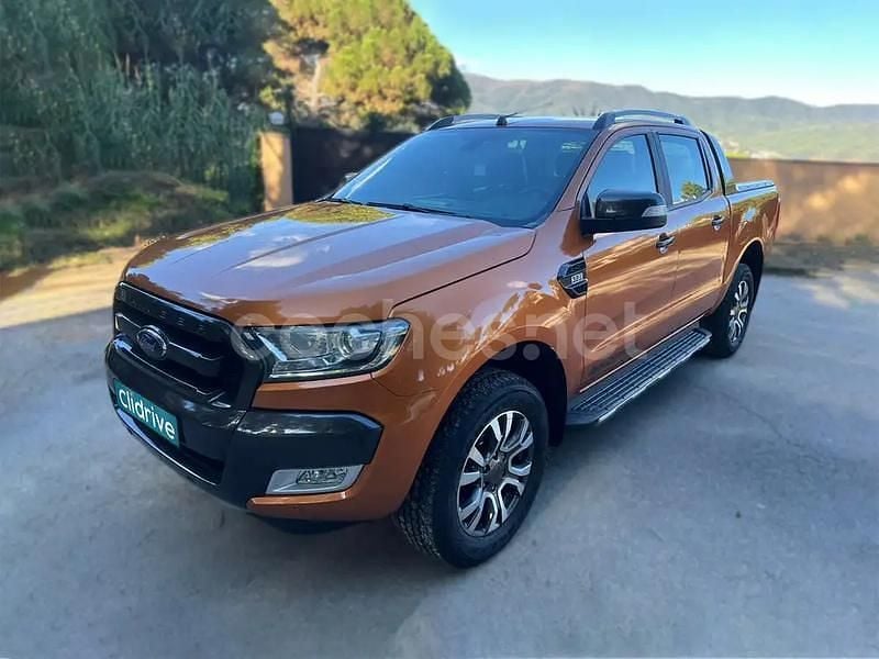 Usado Ford Ranger Wildtrack 200 CV (147 kW) 2018 Naranja Recogida
