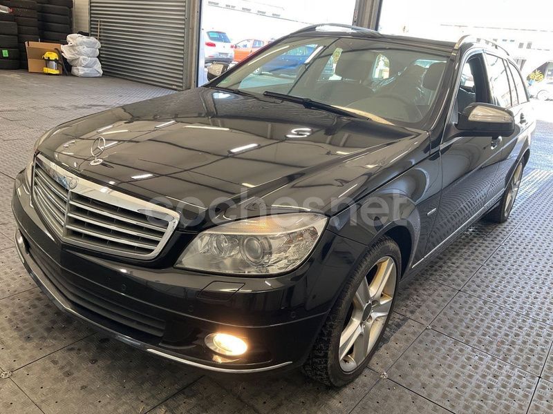 Negro Usado 2008 Mercedes C320 Elegance Familiar | 10.990 € (Precio justo) - Imagen 1/4
