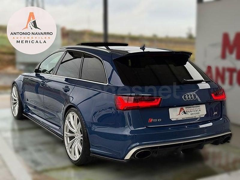 Usado Audi RS6 Performance 605 CV (444 kW) 2018 Azul Familiar