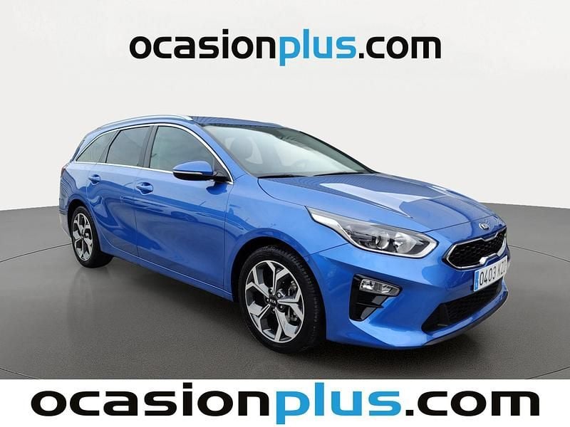 Usado Kia Ceed 115 CV (84 kW) 2019 Azul Utilitario