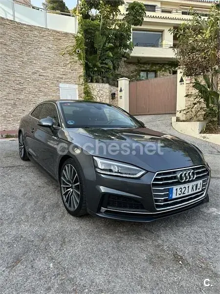 Usado Audi A5 S-Line 190 CV (139 kW) 2019 Gris / plata Coupe