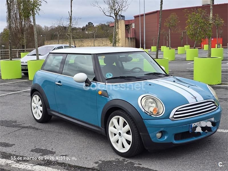 Usado Mini Cooper 120 CV (88 kW) 2008 Azul Utilitario