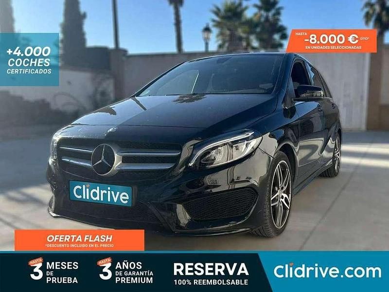 Usado Mercedes B200 AMG line 136 CV (100 kW) 2016 Negro Monovolumen