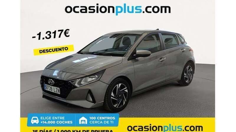 Marrón Usado 2022 Hyundai i20 Utilitario | 13.173 € (Precio justo) - Imagen 1/4
