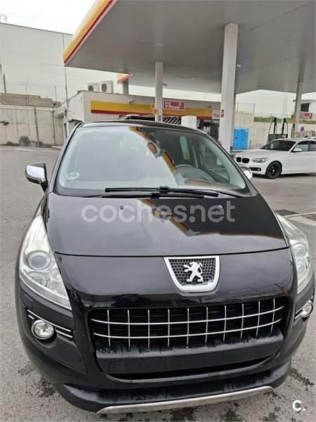 Usado Peugeot 3008 Sport 150 CV (110 kW) 2009 Negro Familiar