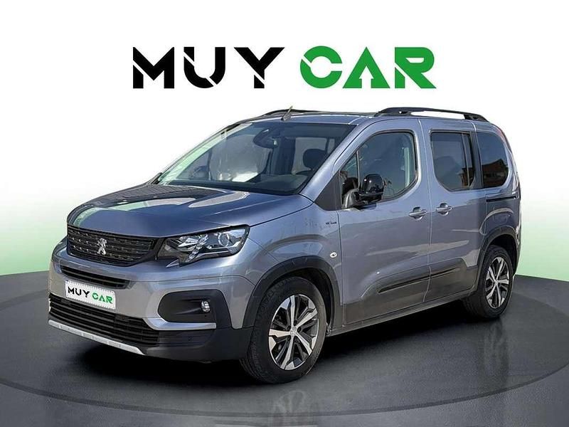 Usado Peugeot Rifter GT-line 110 CV (80 kW) 2019 Gris Monovolumen