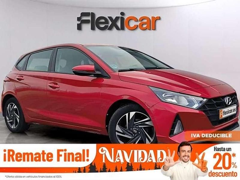 Rojo Usado 2021 Hyundai i20 Utilitario | 11.490 € (Un poco caro) - Imagen 1/4