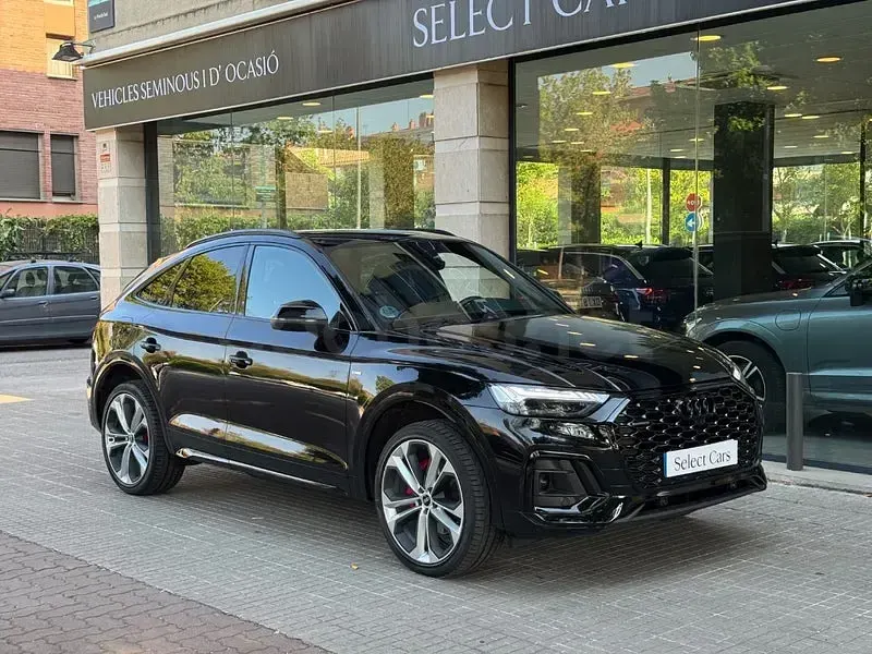 Usado Audi Q5 Sportback S-Line 204 CV (150 kW) 2022 Negro SUV