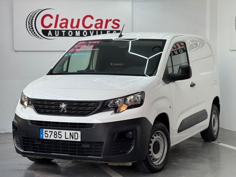 Blanco Usado 2021 Peugeot Partner Premium Monovolumen | 9834 € (Buen precio) - Imagen 1/4
