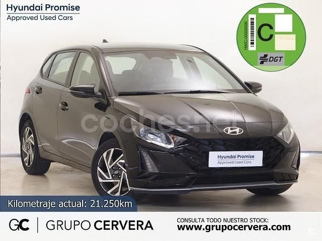 Negro Usado 2024 Hyundai i20 Berlina | 17.300 € (Precio justo) - Imagen 1/4