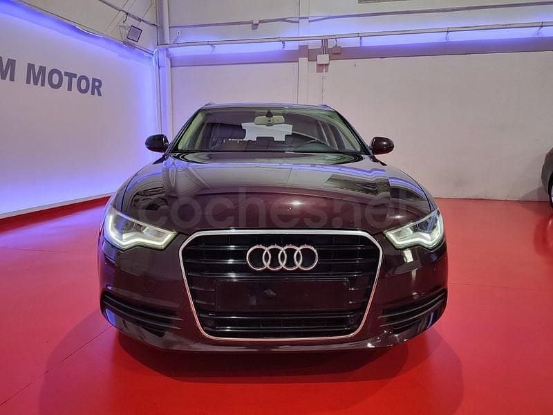 Usado Audi A6 Premium 204 CV (150 kW) 2013 Granate Familiar