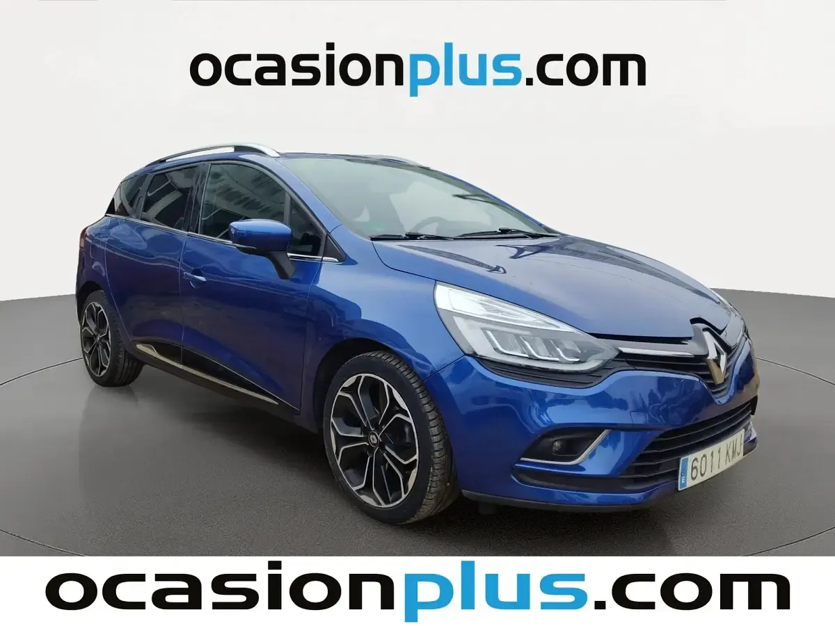 Usado Renault Clio Zen 120 CV (88 kW) 2018 Azul Utilitario