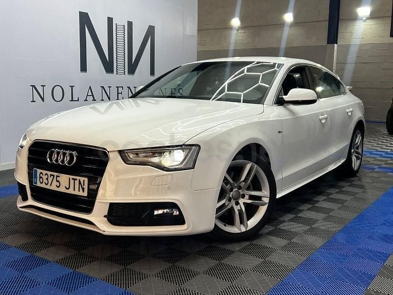 Usado Audi A5 Sportback S-Line 150 CV (110 kW) 2016 Blanco Utilitario