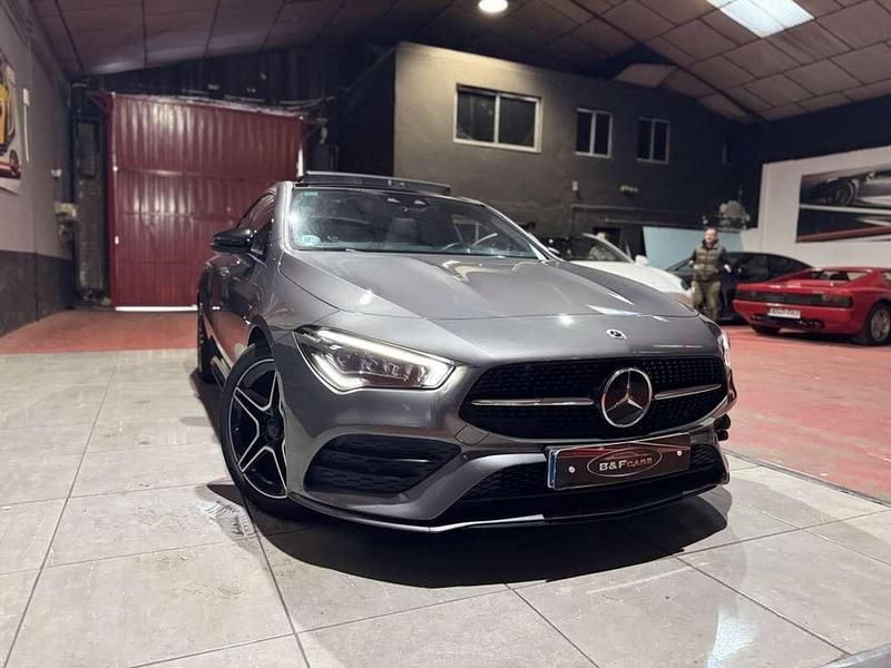 Usado Mercedes CLA200 150 CV (110 kW) 2022 Gris Coupe