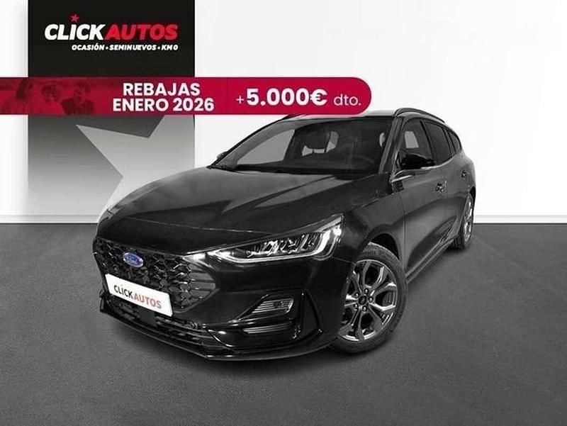 Negro Usado 2024 Ford Focus ST-Line Familiar | 20.100 € (Precio justo) - Imagen 1/4