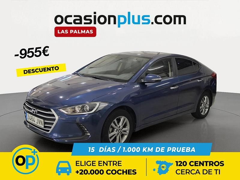 Usado Hyundai Elantra Style 132 CV (97 kW) 2016 Azul Berlina