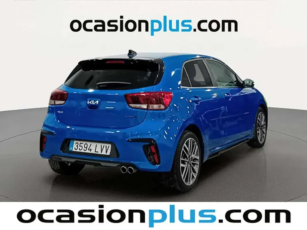 Usado Kia Rio GT-Line 84 CV (61 kW) 2022 Azul Utilitario