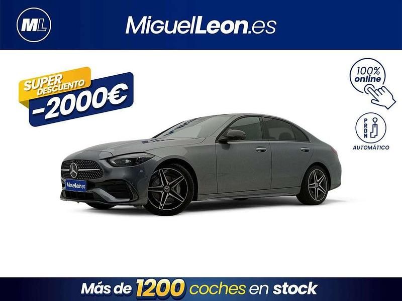 Gris Usado 2022 Mercedes C200 Berlina | 34.985 € (Precio justo) - Imagen 1/3