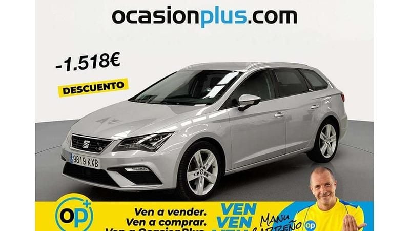 Brugt Seat Leon ST FR 150 HK (110 kW) 2019 Sølv Stationcar