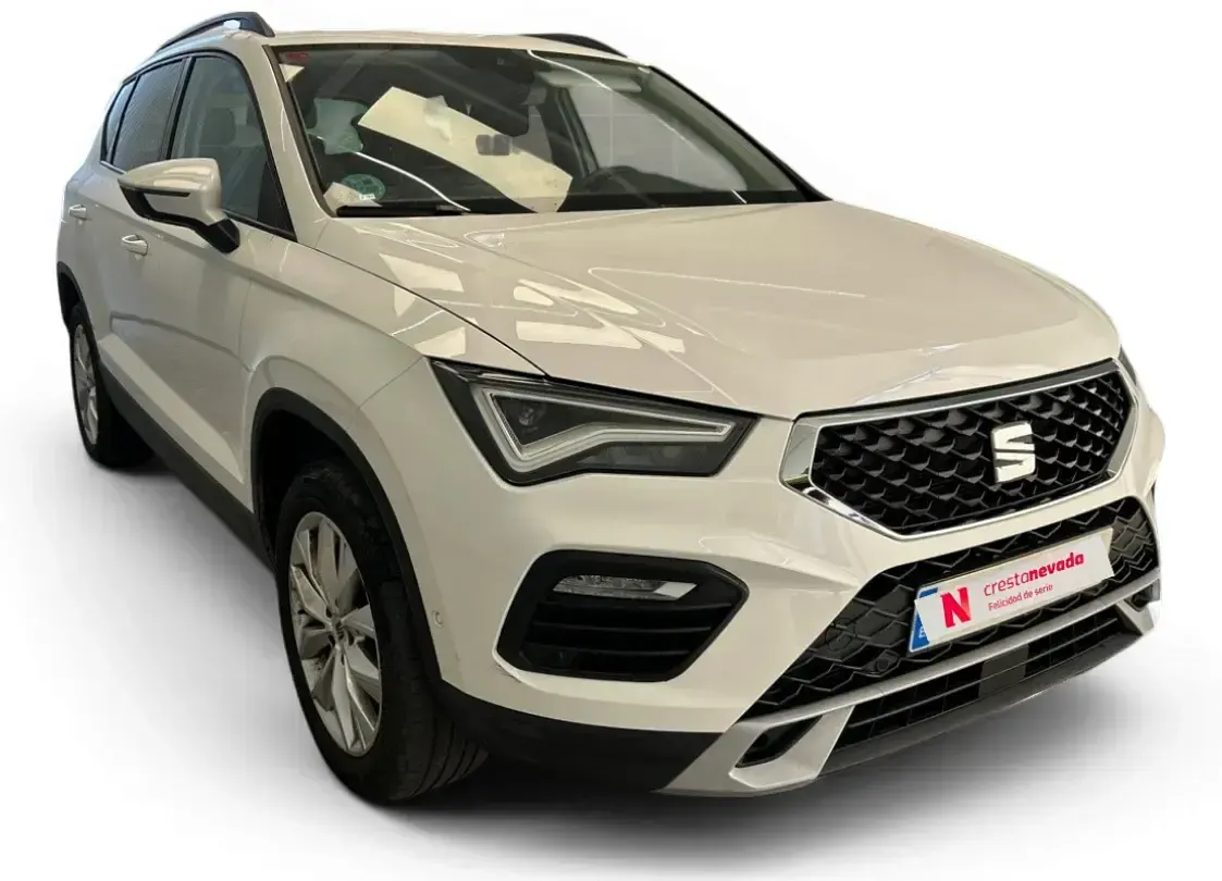 Usado Seat Ateca Style 110 CV (80 kW) 2021 Blanco SUV