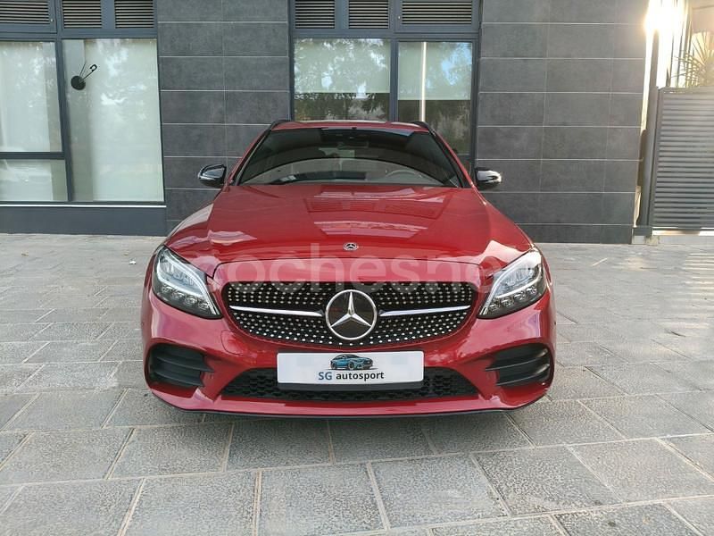 Usado Mercedes C220 194 CV (142 kW) 2021 Rojo Familiar