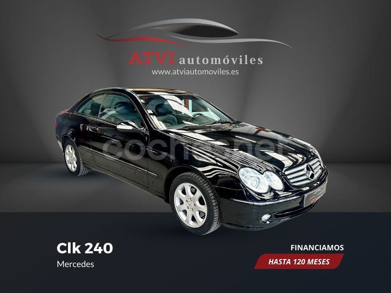 Negro Usado 2002 Mercedes CLK240 Avantgarde Coupe | 11.690 € - Imagen 1/4