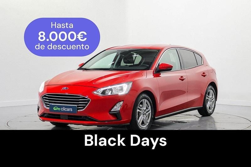 Rojo Usado 2019 Ford Focus Trend Berlina | 12.990 € (Precio justo) - Imagen 1/4