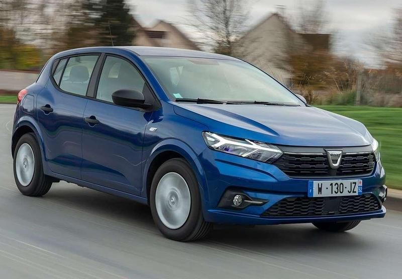 Usado Dacia Sandero Ambiance 75 HP (55 kW) 2017 Vermelho Citadino