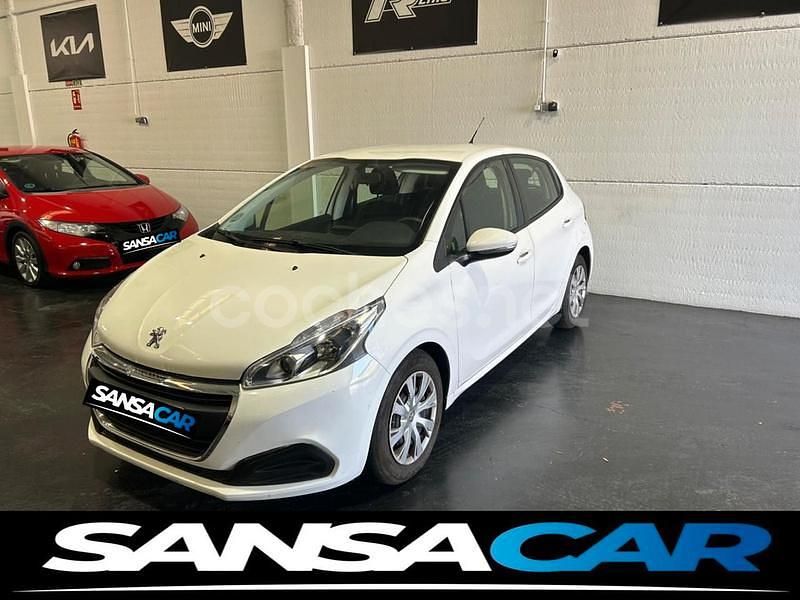 Usado Peugeot 208 Active 99 CV (72 kW) 2018 Blanco Utilitario
