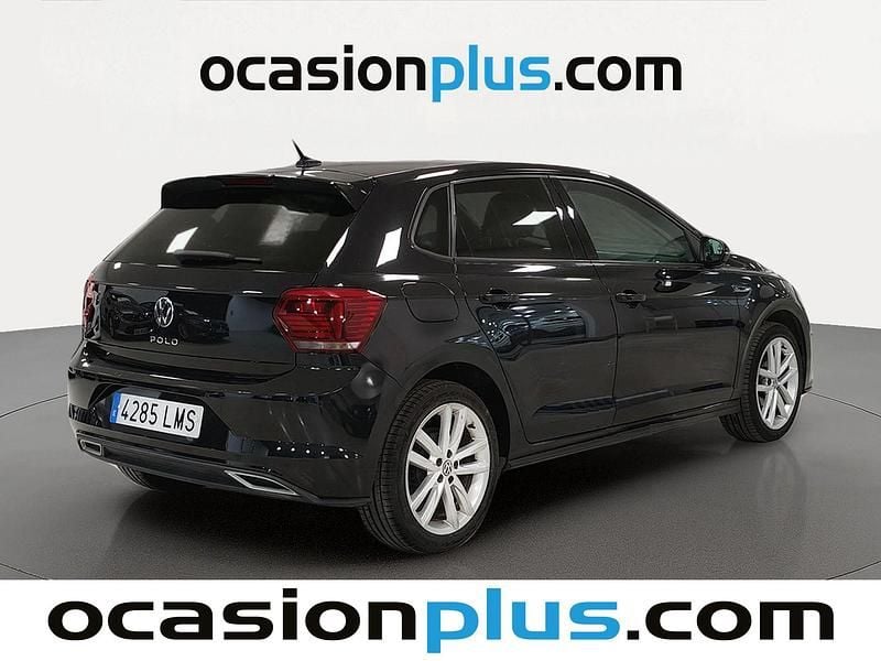 Usado VW Polo R-line 95 CV (69 kW) 2021 Negro Utilitario