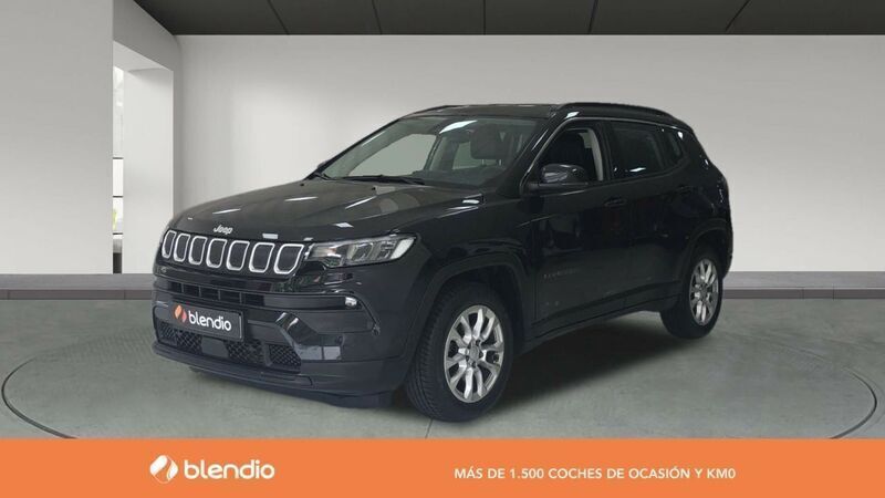 Negro Usado 2021 Jeep Compass Longitude SUV | 21.880 € (Caro) - Imagen 1/4