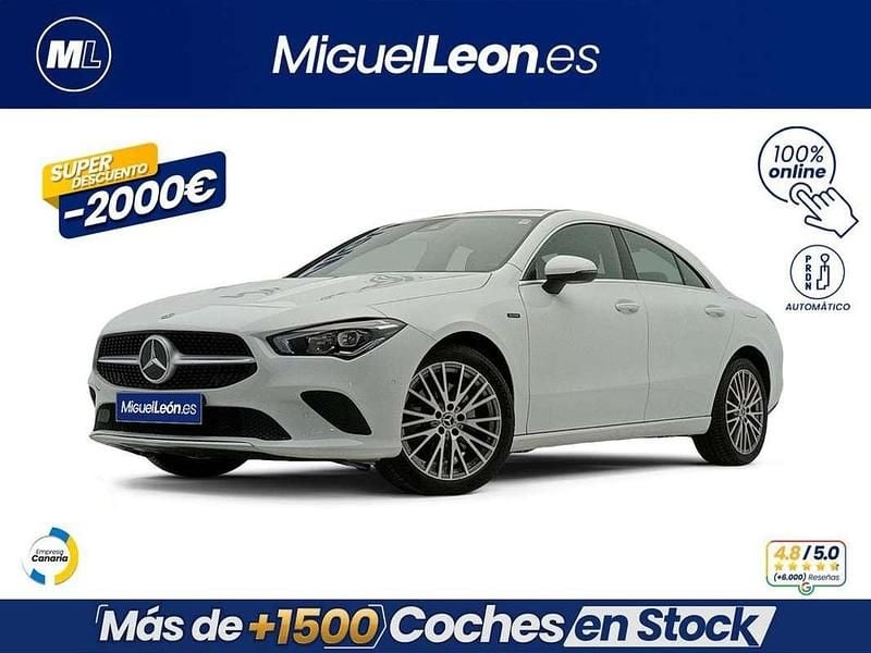 Blanco Usado 2021 Mercedes CLA250e Berlina | 22.985 € (Buen precio) - Imagen 1/3