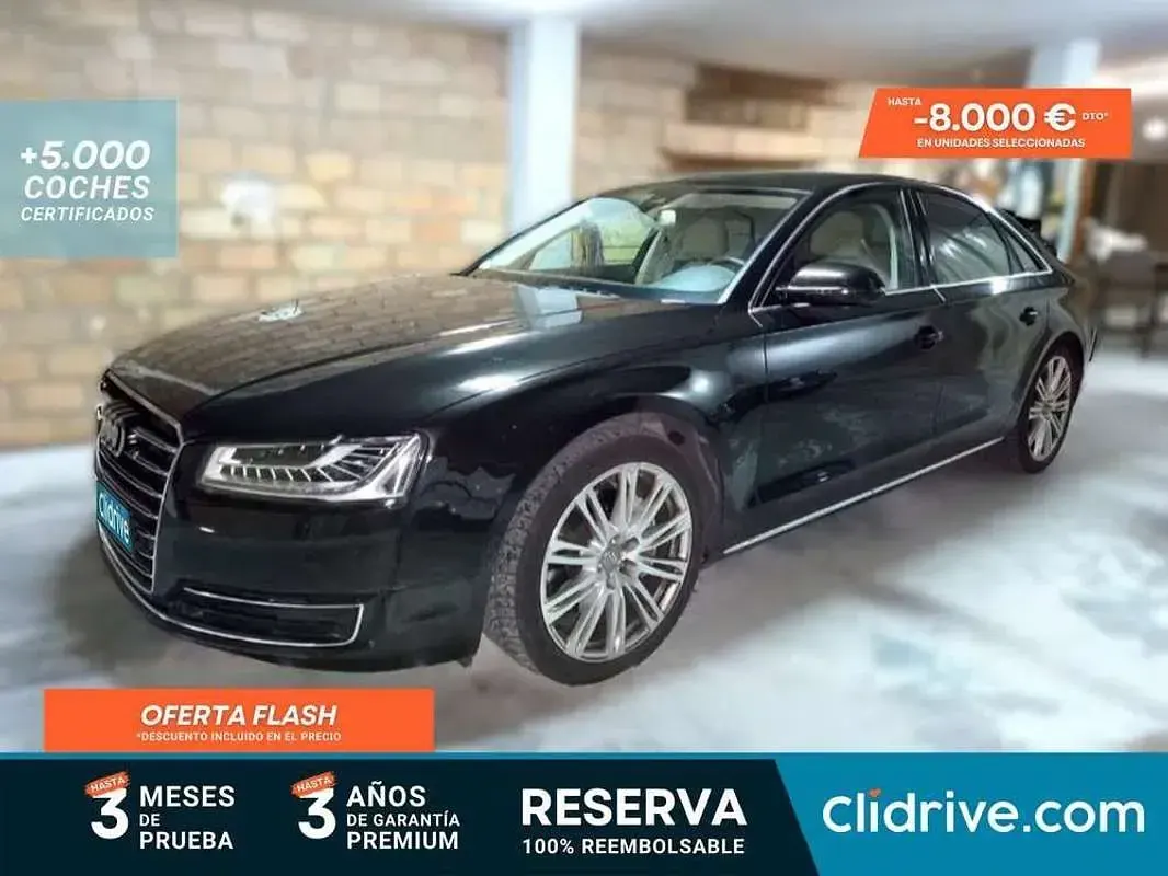 Usado Audi A8 Comfort 262 CV (192 kW) 2016 Negro Berlina