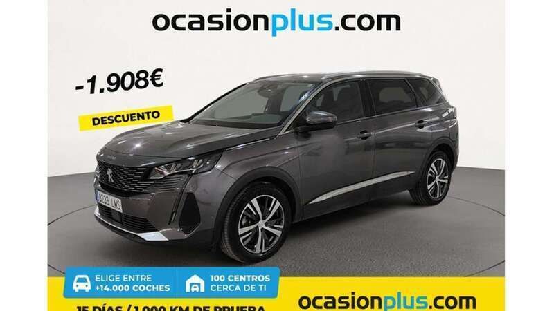 Gris Usado 2021 Peugeot 5008 Allure Monovolumen | 19.082 € (Buen precio) - Imagen 1/4