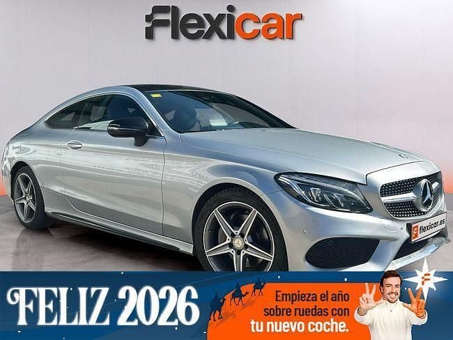 Gris Usado 2016 Mercedes C220 AMG line Coupe | 25.990 € (Un poco caro) - Imagen 1/4
