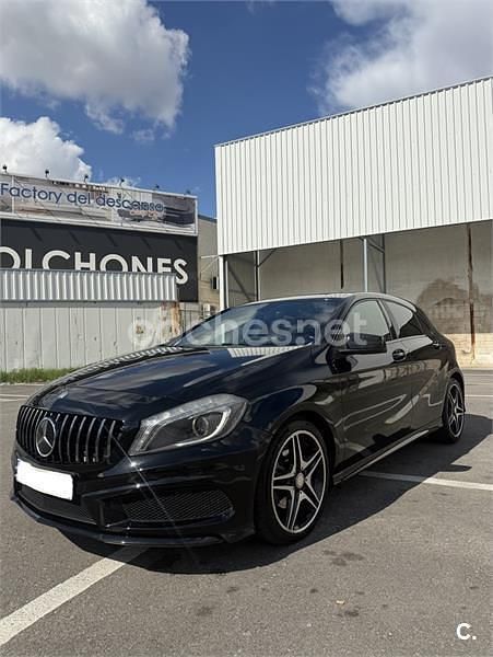 Usado Mercedes A200 AMG line 136 CV (100 kW) 2016 Negro Berlina