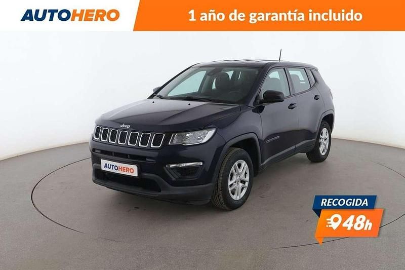 Azul Usado 2018 Jeep Compass Sport SUV | 15.799 € (Un poco caro) - Imagen 1/3