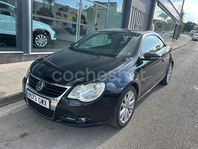 Negro Usado 2010 VW Eos Descapotable | 8600 € (Precio justo) - Imagen 1/4