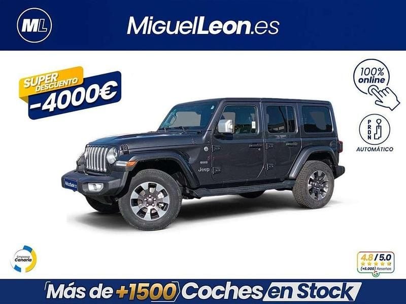 Gris Usado 2019 Jeep Wrangler Unlimited Rubicon SUV | 39.985 € - Imagen 1/3
