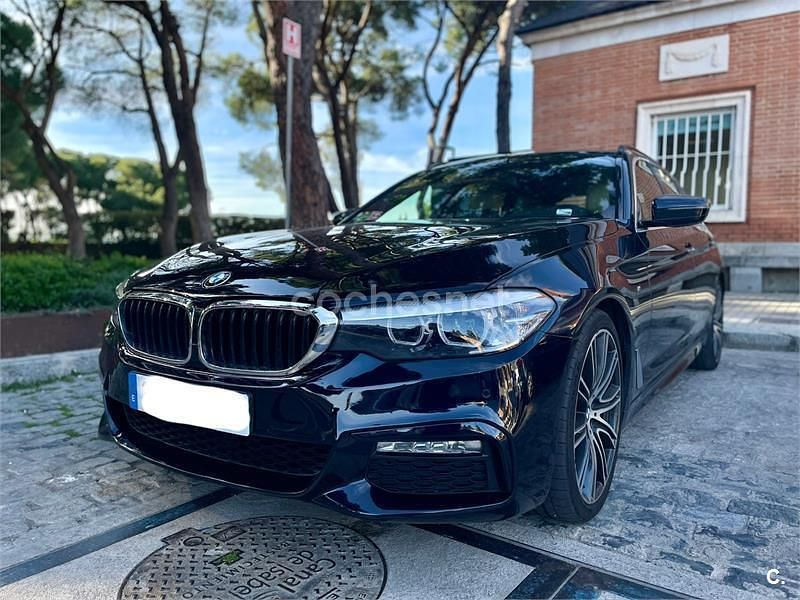 Negro Usado 2017 BMW 520 Sport Line Familiar | 22.500 € (Precio justo) - Imagen 1/4