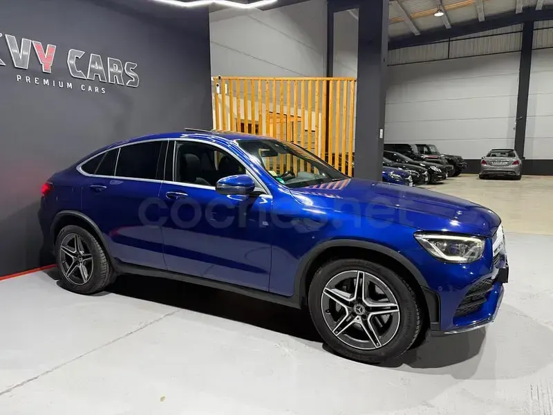 Usado Mercedes GLC300 245 CV (180 kW) 2020 Azul SUV