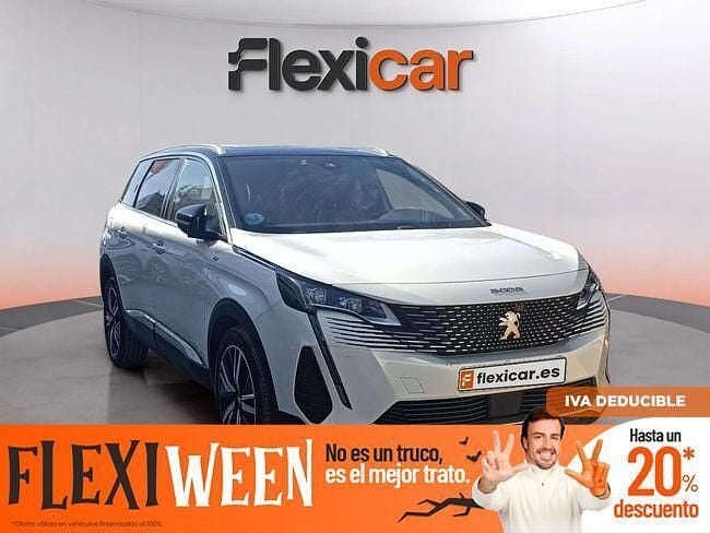 Blanco Usado 2022 Peugeot 5008 GT Monovolumen | 23.470 € (Precio justo) - Imagen 1/4