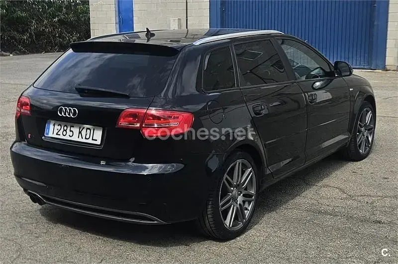 Usado Audi A3 Ambition 200 CV (147 kW) 2009 Negro Utilitario