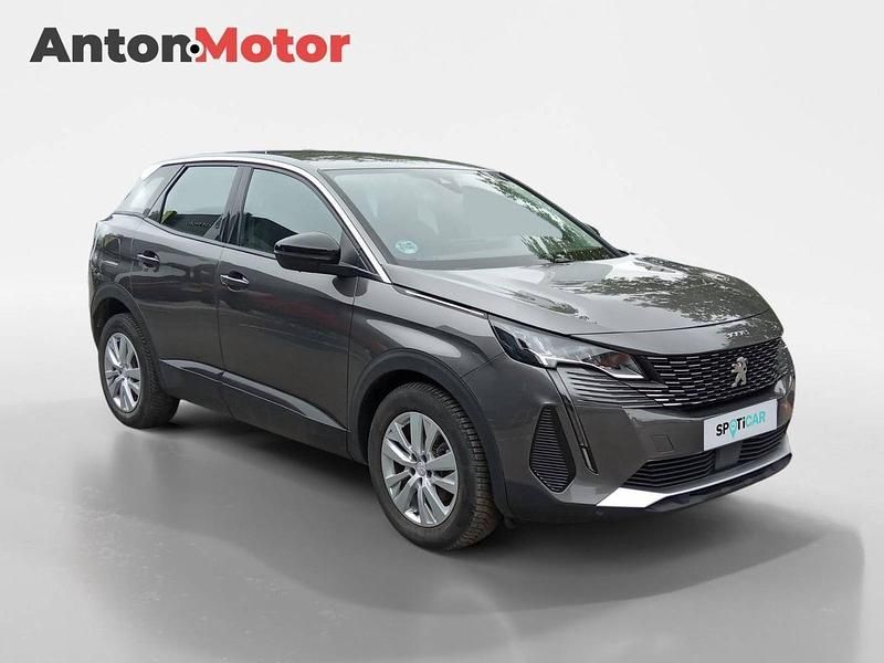 Usado Peugeot 3008 Active 130 CV (95 kW) 2021 Gris SUV