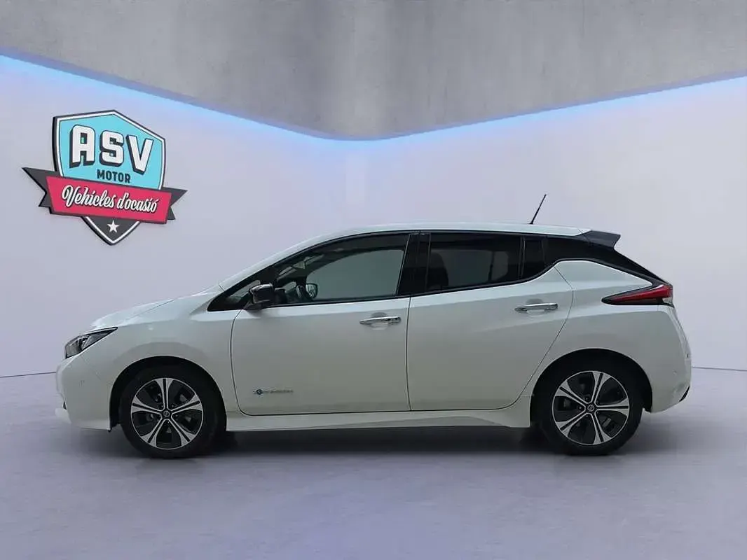 Usado Nissan Leaf Tekna 110 kW (150 CV) 2018 Blanco Utilitario