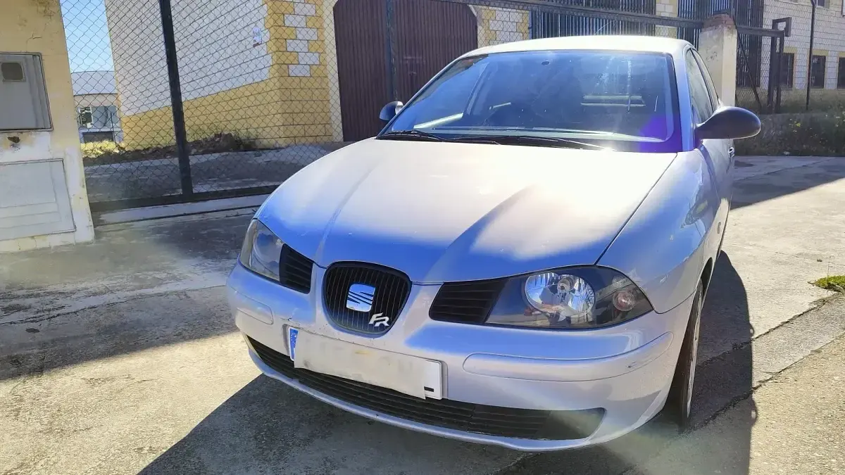 Usado Seat Ibiza Reference 100 CV (73 kW) 2004 Azul Utilitario